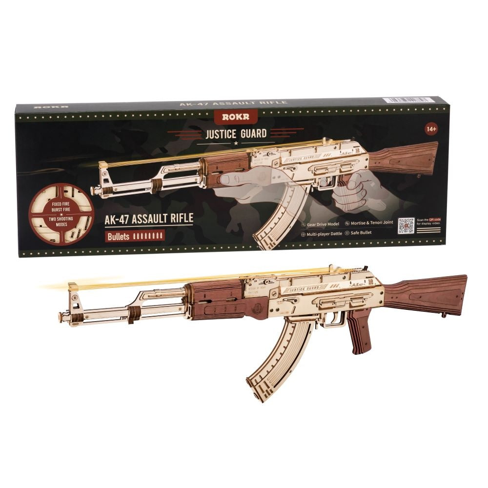 AK-47 Wooden Puzzle Gun Gift for Boys