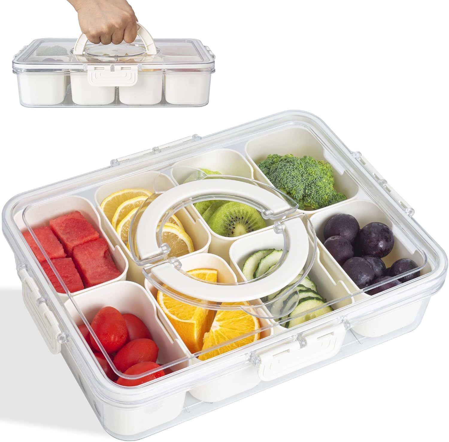 Meal Prep container w/ lid and handles