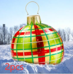 Inflatable Decorated Christmas Ornament