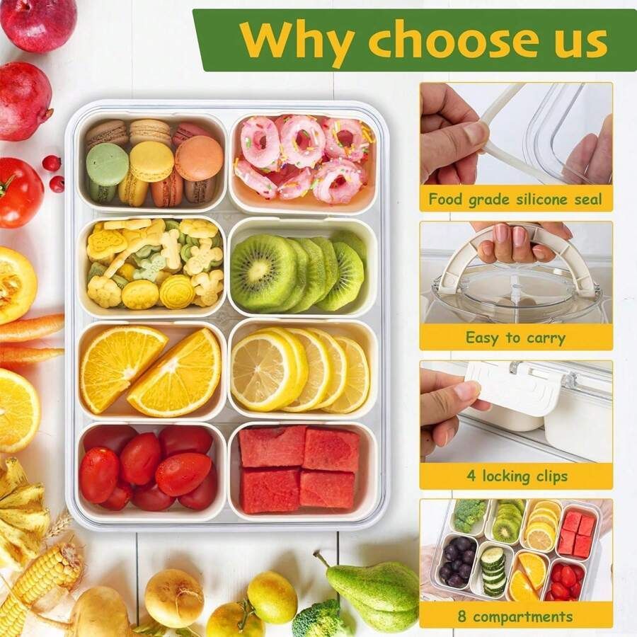 Meal Prep container w/ lid and handles