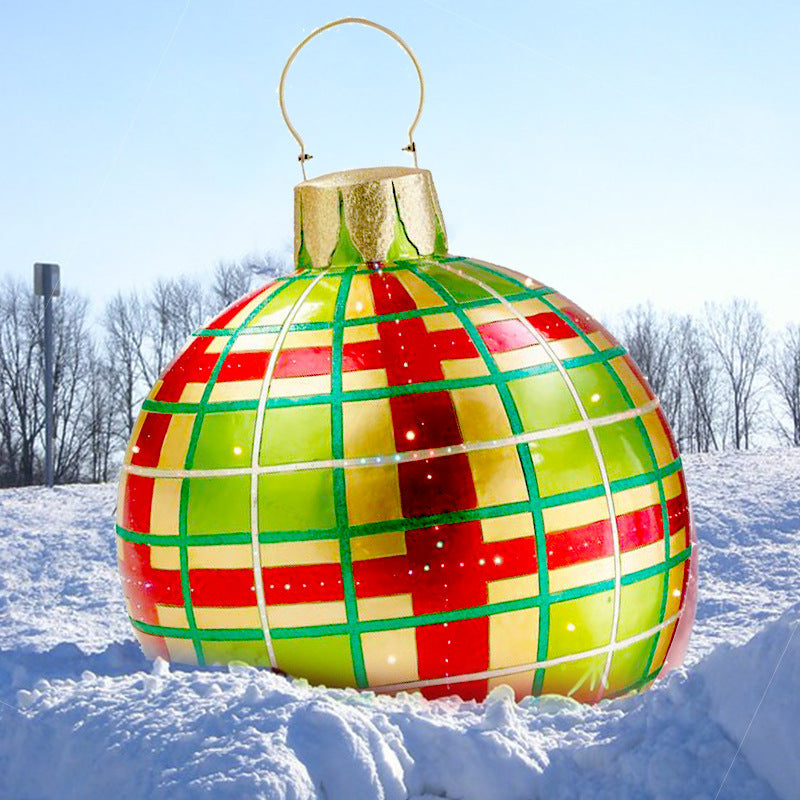 Inflatable Decorated Christmas Ornament